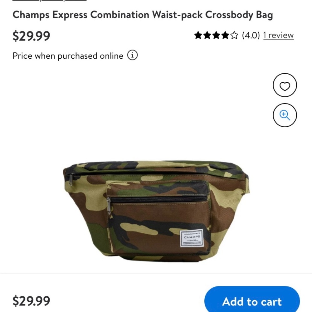 Champs cross body bag chamo